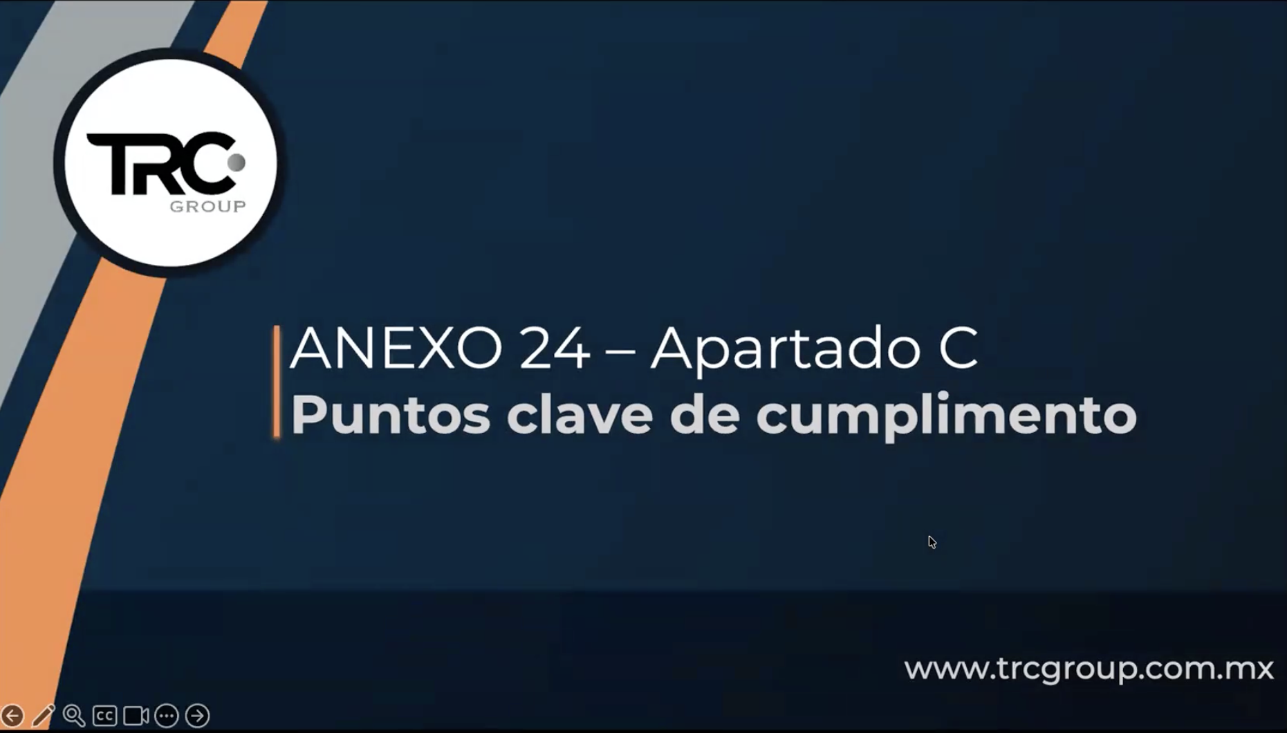 Apartado C del Anexo 24: Puntos Clave para el Cumplimiento